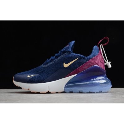 Nike Bayan Air Max 270 Mavi Koşu Ayakkabısı Türkiye - 38MG8LAK